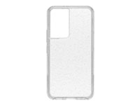 OtterBox Symmetry Series Clear - Carcasa trasera para teléfono móvil - policarbonato, goma sintética - purpurina - para Samsung Galaxy S22 77-86540
