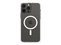 Belkin - Carcasa trasera para teléfono móvil - tratado magnético - transparente - para Apple iPhone 13 Pro Max MSA007BTCL