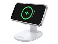 OtterBox - Base de carga inalámbrica - 15 vatios - blanco, plata, soñador lúcido - para Apple iPhone 12, 12 mini, 12 Pro, 12 Pro Max, 13, 13 mini, 13 Pro, 13 Pro Max 78-80596