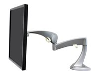 Ergotron Neo-Flex - Kit de montaje (brazo articulado, montaje con pinza de sujeción para escritorio, soporte con arandela, base, extensión) - para pantalla LCD - aluminio sólido - plata - tamaño de pantalla: hasta 24 pulgadas 45-174-300