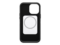 OtterBox Defender Series XT - Carcasa trasera para teléfono móvil - resistente - con MagSafe - compatibilidad con MagSafe - 50 % de plástico reciclado - negro - para Apple iPhone 12 Pro Max, 13 Pro Max 77-85592
