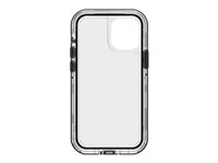 LifeProof NËXT - Carcasa trasera para teléfono móvil - cristal negro - para Apple iPhone 12 mini 77-65378