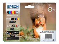 Epson 478XL Multipack - Paquete de 6 - 60.5 ml - gran capacidad - gris, negro, amarillo, cián, magenta, rojo - original - cartucho de tinta - para Expression Home HD XP-15000 C13T379D4010