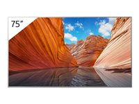Sony FWD-75X81J - 75" Clase diagonal (74.5" visible) - BRAVIA Professional Displays pantalla LCD con retroiluminación LED - con Sintonizador de TV - señalización digital - 4K UHD (2160p) 3840 x 2160 - HDR - LED de iluminación directa - negro FWD-75X81J