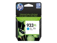 HP 933XL - Alto rendimiento - cián - original - cartucho de tinta - para Officejet 6100, 6600 H711a, 6700, 7110, 7510, 7612 CN054AE#BGX