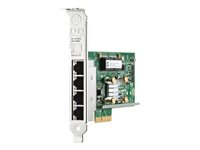 HPE 331T - Adaptador de red - PCIe 2.0 x4 perfil bajo - Gigabit Ethernet x 4 - para ProLiant DL20 Gen9, DL560 Gen9, ML10 Gen9, ML10 v2, ML110 Gen9, ML30 Gen9, XL170r Gen9 647594-B21