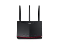 ASUS RT-AX86S - Enrutador inalámbrico - conmutador de 4 puertos - GigE - 802.11a/b/g/n/ac/ax - Doble banda 90IG05F0-MO3A00