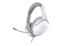 ASUS ROG Strix Go Core Moonlight White - Auricular - tamaño completo - cableado - conector de 3,5 mm - blanco luz de luna 90YH0381-B1UA00