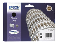 Epson 79 - 14.4 ml - negro - original - cartucho de tinta - para WorkForce Pro WF-4630DWF, WF-4640DTWF, WF-5110DW, WF-5190DW, WF-5620DWF, WF-5690DWF C13T79114010