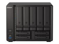 QNAP TS-H973AX-32G - Servidor NAS - 9 compartimentos - SATA 6Gb/s - RAID 0, 1, 5, 6, 10, 50, JBOD, 60, RAID TP - RAM 32 GB - 2.5 Gigabit Ethernet / 10 Gigabit Ethernet - iSCSI soporta TS-H973AX-32G