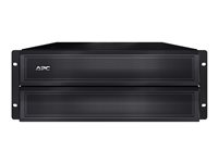 APC Smart-UPS X 120V External Battery Pack Rack/Tower - Caja para baterías (montaje en rack / externo) - 2 x baterías - Ácido de plomo - 4U - negro - para P/N: AR106SH6, AR109SH6, AR112SH6, AR3006, AR3006SP, AR3103, AR3103SP, AR3106, AR3106SP SMX120BP