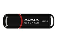 ADATA DashDrive UV150 - Unidad flash USB - 16 GB - USB 3.0 - negro AUV150-16G-RBK