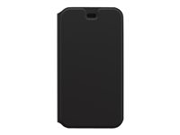 OtterBox Strada Series Via - Funda con tapa para teléfono móvil - poliuretano, policarbonato, goma sintética - negro noche - para Apple iPhone 11 Pro 77-62885