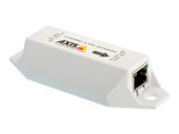 AXIS T8129 PoE Extender - Repetidor - 100Mb LAN - 10Base-T, 100Base-TX - RJ-45 / RJ-45 - hasta 100 m - para AXIS AXIS P3245, M3067, M4308, P1455, Q1656, Q1715, Q1951, Q1952, Q6100, Q6315; Q60 Series 5025-281