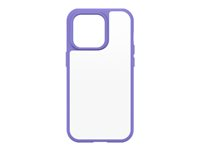 OtterBox React Series - ProPack Packaging - carcasa trasera para teléfono móvil - antimicrobiano - policarbonato, elastómero termoplástico (TPE), 50 % de plástico reciclado - purplexing 77-88895