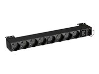 Eaton FlexPDU - Unidad de distribución de potencia (montaje en bastidor) - CA 220-240 V - 3000 VA - input: IEC 60320 C20 16A - conectores de salida: 9 (conector IEC, CEE 7/4) - 1U - 19" EFLX8D
