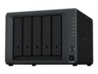 Synology Disk Station DS1522+ - Servidor NAS - 5 compartimentos - SATA 6Gb/s - RAID 0, 1, 5, 6, 10, JBOD - RAM 8 GB - Gigabit Ethernet - iSCSI soporta DS1522+