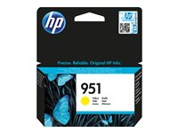 HP 951 - 8 ml - amarillo - original - blíster - cartucho de tinta - para Officejet Pro 251dw, 276dw, 8100, 8600, 8600 N911a, 8610, 8615, 8616, 8620, 8625, 8630 CN052AE#301