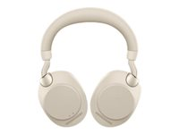 Jabra Evolve2 85 UC Stereo - Auricular - tamaño completo - Bluetooth - inalámbrico, cableado - cancelación de sonido activo - conector de 3,5 mm - aislamiento de ruido - beige 28599-989-998