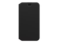 OtterBox Strada Series Via - Funda con tapa para teléfono móvil - poliuretano, policarbonato, goma sintética - negro noche - para Apple iPhone 11 Pro Max 77-63246
