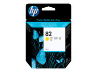 HP 82 - 28 ml - amarillo - original - cartucho de tinta - para DesignJet 10, 100, 120, 20, 50, 500, 510, 800, 815, 820; Designjet Copier cc800 CH568A