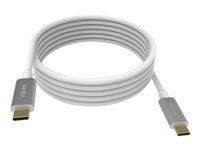 Vision - Cable USB - USB-C (M) a USB-C (M) - USB 3.1 Gen 1 - 3 A - 4 m - blanco TC 4MUSBC