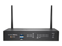 SonicWall TZ270W - Essential Edition - aparato de seguridad - GigE - Wi-Fi 5 - 2.4 GHz, 5 GHz - Programa SonicWALL Secure Upgrade Plus (opción de 3 años) - escritorio 02-SSC-6861