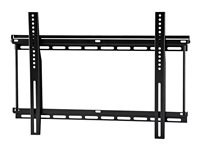 Ergotron Neo-Flex - Kit de montaje (placa de pared, barra de bloqueo, 2 rieles) - Fijo, altamente resistente - para pantalla plana - negro - tamaño de pantalla: 37"-80" 60-614