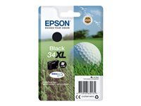 Epson 34XL - 16.3 ml - XL - negro - original - blíster con alarmas de RF/acústica - cartucho de tinta - para WorkForce Pro WF-3720DWF, WF-3725DWF C13T34714020