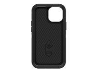 OtterBox Defender Series - ProPack Packaging - carcasa trasera para teléfono móvil - resistente - policarbonato, goma sintética, 50 % de plástico reciclado - negro - para Apple iPhone 13 mini 77-84373