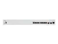 Cisco Business 350 Series CBS350-8XT - Conmutador - L3 - Gestionado - 6 x 10GBase-T + 2 x combo 10 Gigabit SFP+/RJ-45 - montaje en rack CBS350-8XT-EU