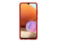 OtterBox React Series - Carcasa trasera para teléfono móvil - policarbonato, goma sintética - rojo encendido - diseño ultradelgado - para Samsung Galaxy A32 77-81868
