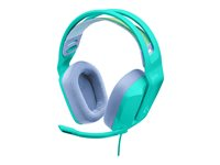 Logitech G G335 Wired Gaming Headset - Auricular - tamaño completo - cableado - conector de 3,5 mm - menta - certificado Discord 981-001024