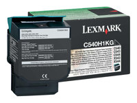 Lexmark - Alto rendimiento - negro - original - cartucho de tóner LCCP, LRP - para Lexmark C540, C543, C544, C546, X543, X544, X546, X548 C540H1KG