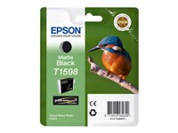 Epson T1598 - 17 ml - negro mate - original - blíster - cartucho de tinta - para Stylus Photo R2000 C13T15984010