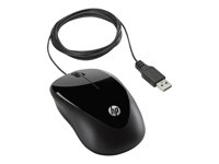 HP X1000 - Ratón - óptico - 3 botones - cableado - USB - negro brillante - para HP 15, 17; ENVY; ENVY Sleekbook; ENVY Spectre XT; ENVY x2; Pavilion 17; Pavilion Gaming 15 H2C21AA#ABB