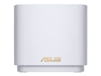 ASUS ZenWiFi AX Mini (XD4) - Sistema Wi-Fi (2 enrutadores) - hasta 3300 pies cuadrados - malla - GigE - 802.11a/b/g/n/ac/ax - Doble banda 90IG05N0-MO3R40