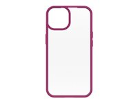 OtterBox React Series - Carcasa trasera para teléfono móvil - poliuretano, policarbonato - rosa fiesta - para Apple iPhone 13 77-85587