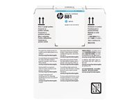 HP 881 - 5 L - cián claro - original - cartucho de tinta - para Latex 1500, 3000, 3100, 3200, 3500 CR335A
