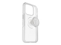 OtterBox Otter + Pop Symmetry Series - Carcasa trasera para teléfono móvil - policarbonato, goma sintética - Stardust Pop (clear glitter) 77-88809