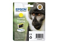 Epson T0894 - 3.5 ml - amarillo - original - blíster con alarmas de RF/acústica - cartucho de tinta - para Stylus S21, SX110, SX115, SX210, SX215, SX400, SX405, SX410, SX415; Stylus Office BX300 C13T08944021