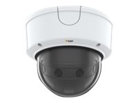 AXIS P3807-PVE Network Camera - Cámara panorámica - cúpula - color - 8,3 MP - 4320 x 1920 - 4K - focal fijado - audio - GbE - MJPEG, H.264, AVC - PoE Class 3 01048-001