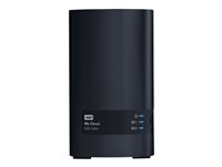 WD My Cloud EX2 Ultra WDBVBZ0040JCH - Dispositivo de almacenamiento en la nube personal - 2 compartimentos - 4 TB - HDD 2 TB x 2 - RAID 0, 1, JBOD - RAM 1 GB - Gigabit Ethernet - iSCSI soporta WDBVBZ0040JCH-EESN