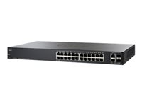Cisco Small Business Smart SF200-24 - Conmutador - Gestionado - 24 x 10/100 + 2 x Gigabit SFP combinado - sobremesa, montaje en rack SLM224GT-EU