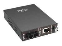 D-Link DMC 515SC - Conversor de soportes de fibra - 100Mb LAN - 10Base-T, 100Base-FX, 100Base-TX - RJ-45 / modo sencillo SC - hasta 15 km - para DMC 1000 DMC-515SC