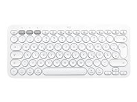 Logitech K380 Multi-Device Bluetooth Keyboard - Teclado - inalámbrico - Bluetooth 3.0 - QWERTY - español - blanco hueso 920-010401