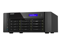QNAP TS-h1290FX - Servidor NAS - 12 compartimentos - SATA 6Gb/s / PCIe (NVMe) / U.2 - RAM 128 GB - 25 Gigabit Ethernet / 2.5 Gigabit Ethernet - iSCSI soporta TS-H1290FX-7302P-128G