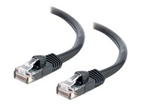 C2G Cat5e Booted Unshielded (UTP) Network Patch Cable - Cable de interconexión - RJ-45 (M) a RJ-45 (M) - 30 m - UTP - CAT 5e - moldeado, sin enganches, trenzado - negro 83190