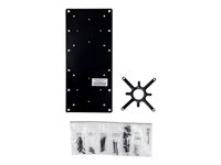 Ergotron - Componente para montaje (abrazadera, espaciador para empotrar) - para pantalla LCD - tall-user kit - acero macizo - negro - montable en la estación de trabajo 97-845