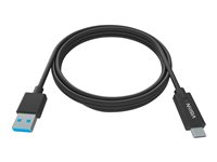 Vision Professional - Cable USB - USB-C (M) a USB Tipo A (M) - USB 3.0 - 3 A - negro TC 1MUSBCA/BL